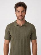 POLO RIVIERA V TRICOT VERDE ZIGMA
