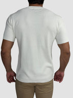 CAMISETA TRICO TEXTURE OFF WHITE ZIGMA