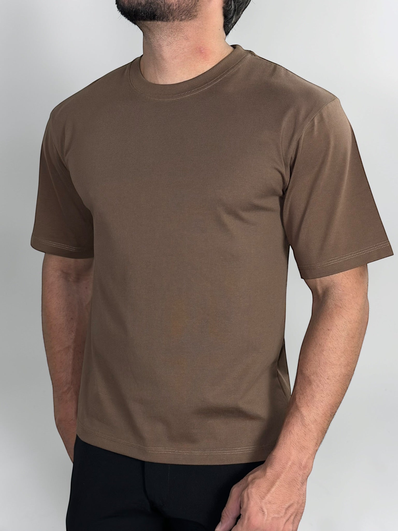 CAMISETA OVER CONFORT MARROM ZIGMA