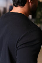 CAMISETA CANELADA ECO PRETA URBO