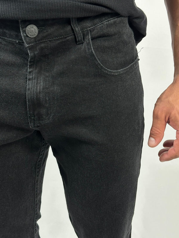 CALÇA FAVORITE BLACK JEANS SLIM PRETO URBO