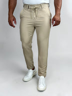 CALÇA TORINO COMFORT BEGE ZIGMA