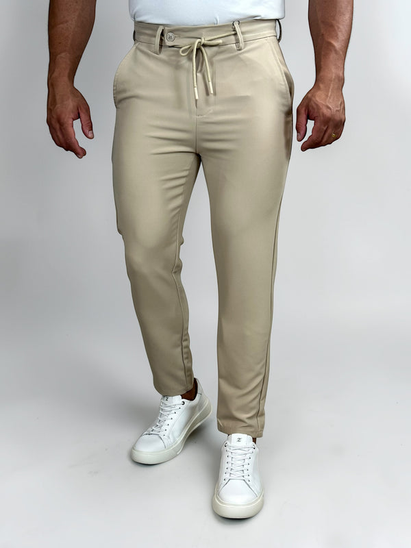 CALÇA TORINO COMFORT BEGE ZIGMA