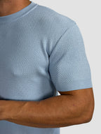 CAMISETA TRICO TEXTURE AZUL BB ZIGMA