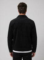 JAQUETA OVERSHIRT COTELÊ PRETA ZIGMA