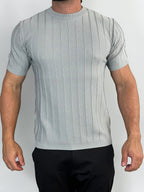 CAMISETA TRICOT RIVAGE CINZA ZIGMA
