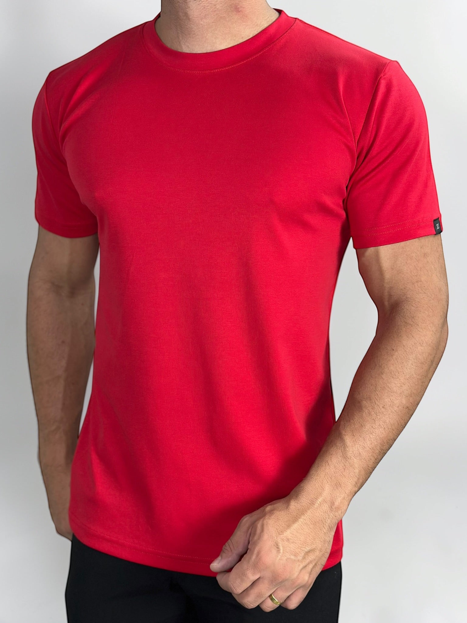 CAMISETA PIMA INTERLOCK VERMELHO ZIGMA