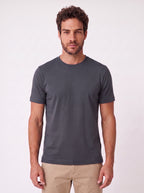 CAMISETA GIZA DUPLO ALGODAO EGIPCIO CHUMBO ZIGMA