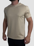 CAMISETA SOFT OVER BEGE ZIGMA