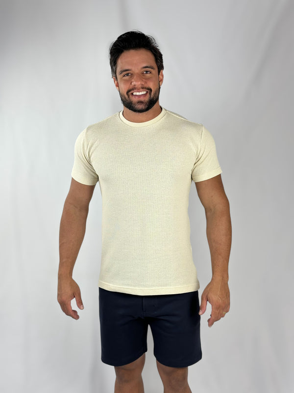 CAMISETA HERITAGE BEGE ZIGMA