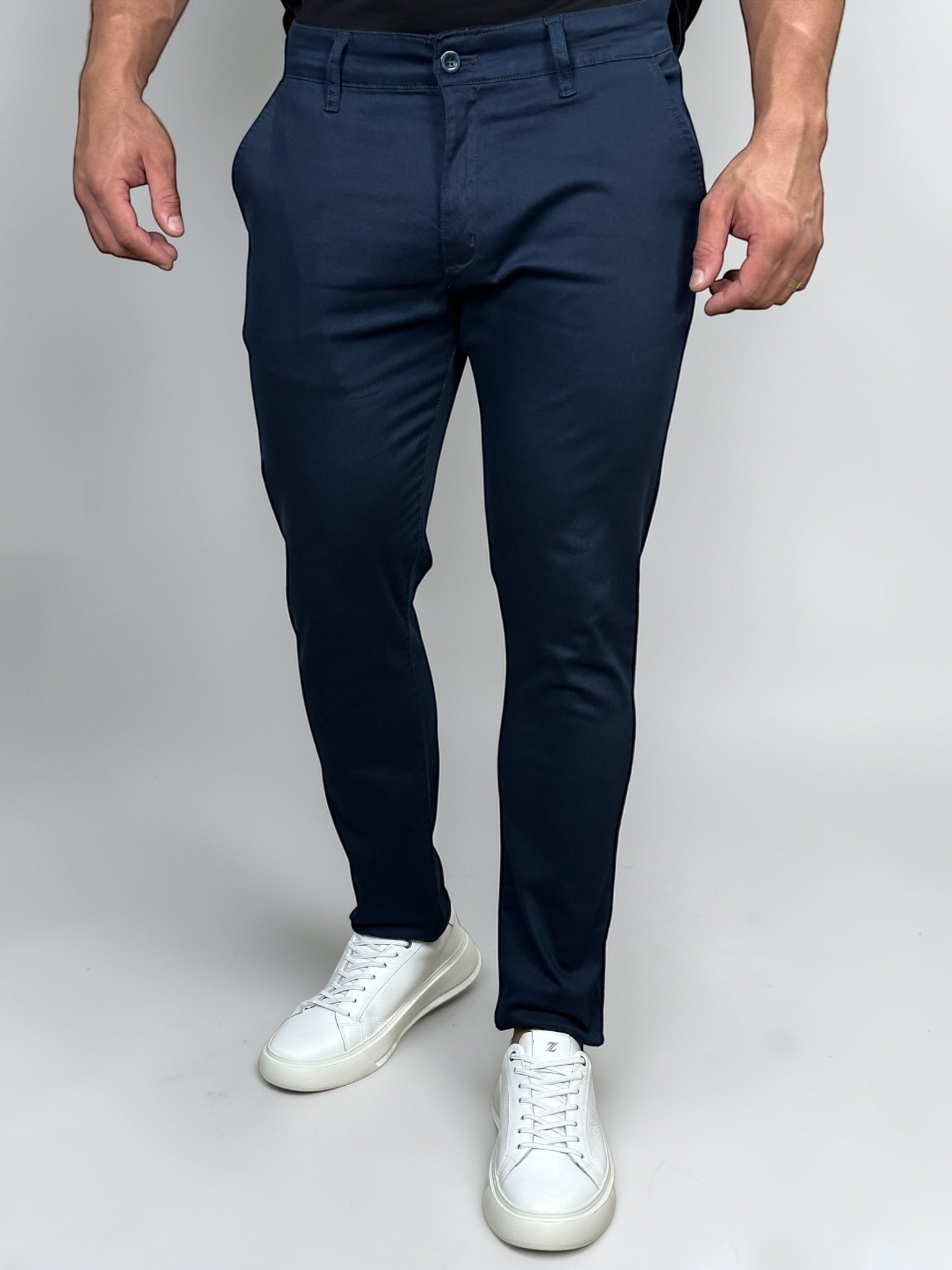 CALÇA  ALF SKINNY AZUL MARINHO ZIPOFF