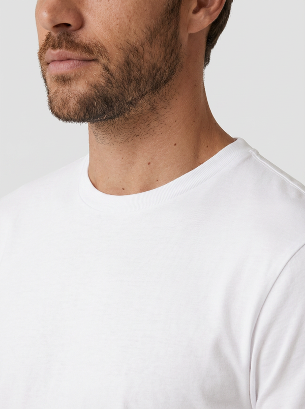 CAMISETA ESSENTIAL COTTON PREMIUM BRANCA ZIGMA