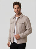 JAQUETA SUEDE SHERPA ASPEN OFF WHITE ZIGMA