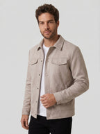 JAQUETA SUEDE SHERPA ASPEN OFF WHITE ZIGMA
