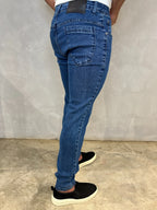 CALCA JEANS SLIM AUGUST AZUL ESCURO URBO
