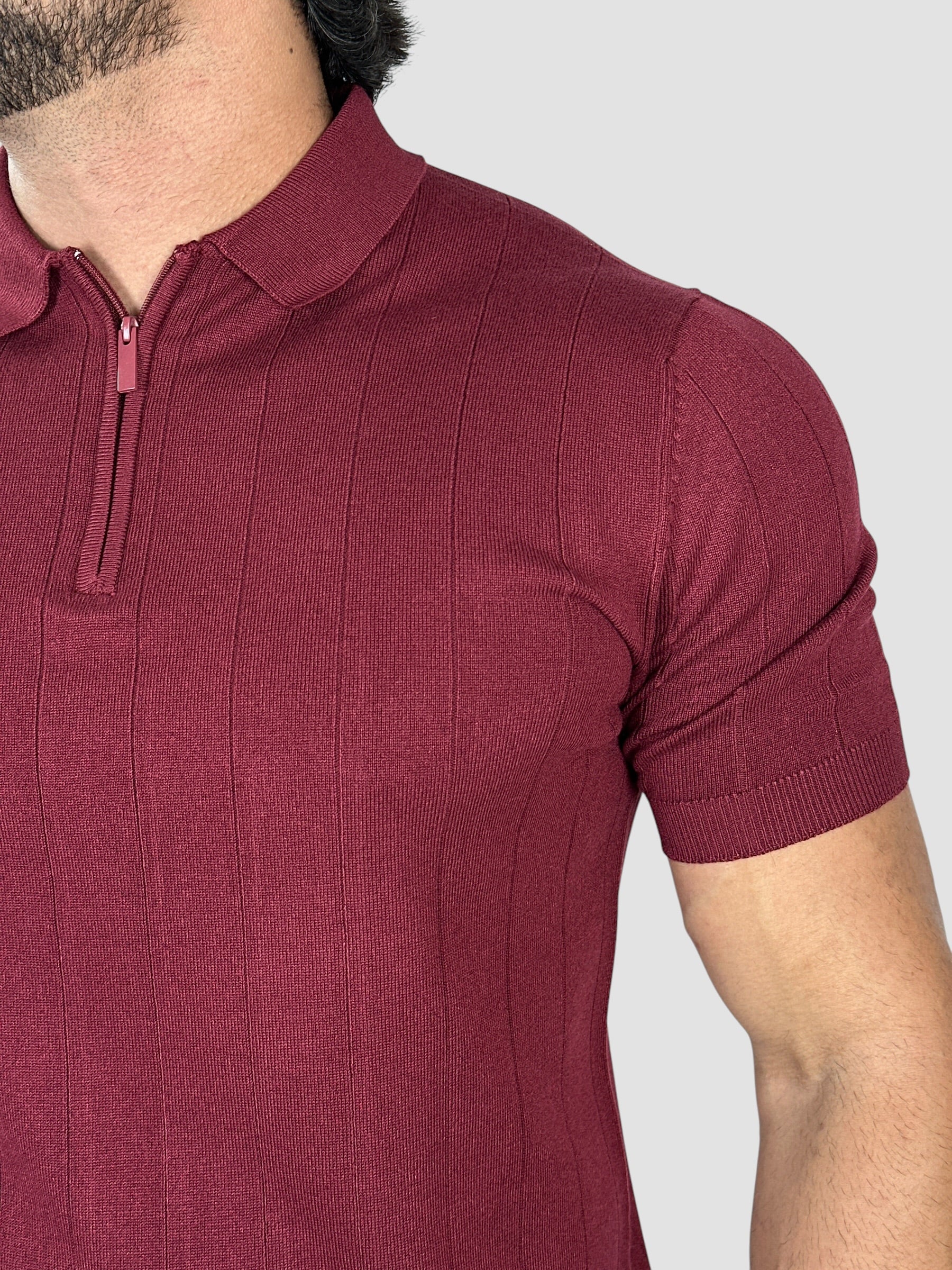 GOLA POLO ZEGNA C/ZIPER BORDO ZIGMA