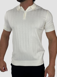 GOLA POLO ZEGNA C/ZIPER OFF WHITHE ZIGMA
