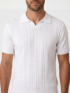 POLO RIVIERA V TRICOT BRANCA ZIGMA
