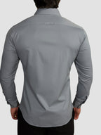 CAMISA SOCIAL M/L FIBRA DE BAMBU SLIM FIT GRAFITE ZIGMA