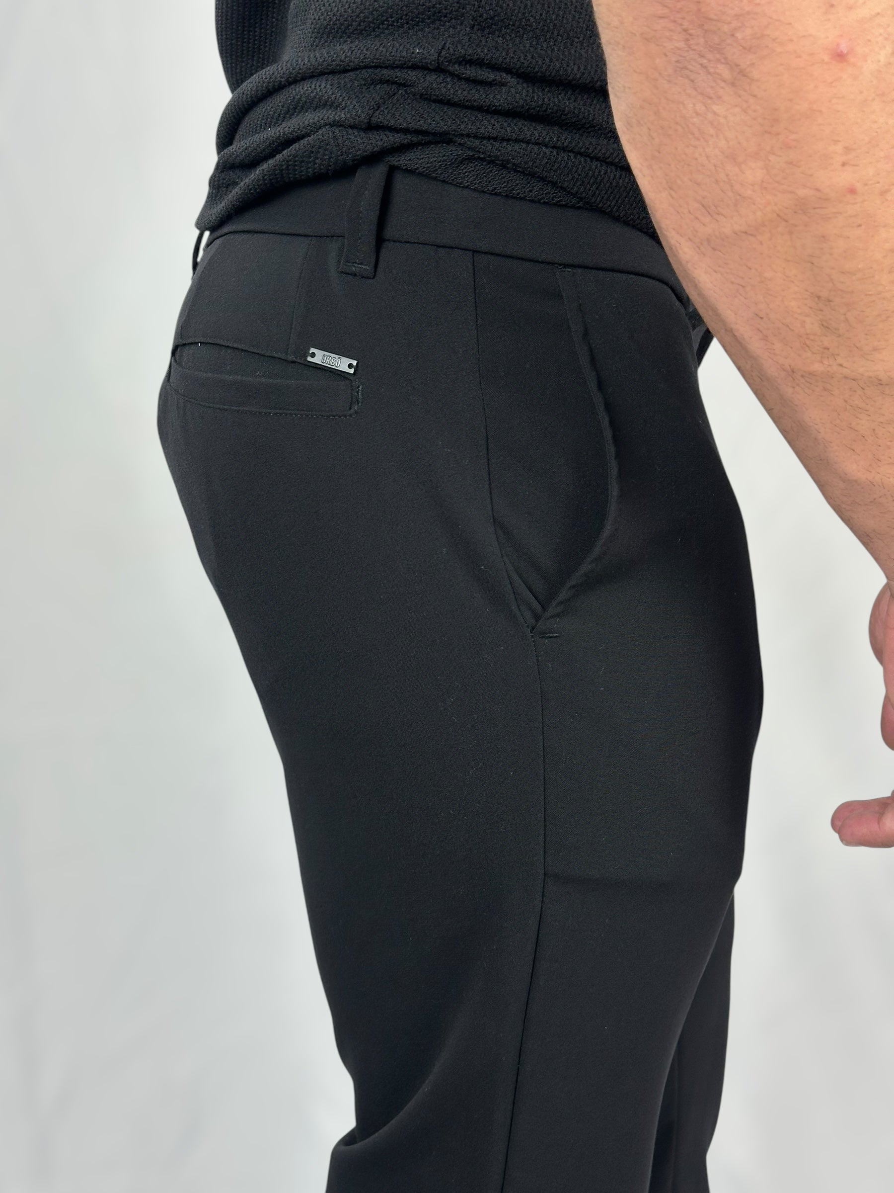 CALCA ALFAIATARIA FLEXIBLE PRETO URBO
