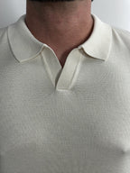 POLO V TRICOT VELLUTO AREIA ZIGMA