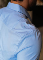 CAMISA SOCIAL M/L EGYPT ELEGANCE AZUL CLARO URBO