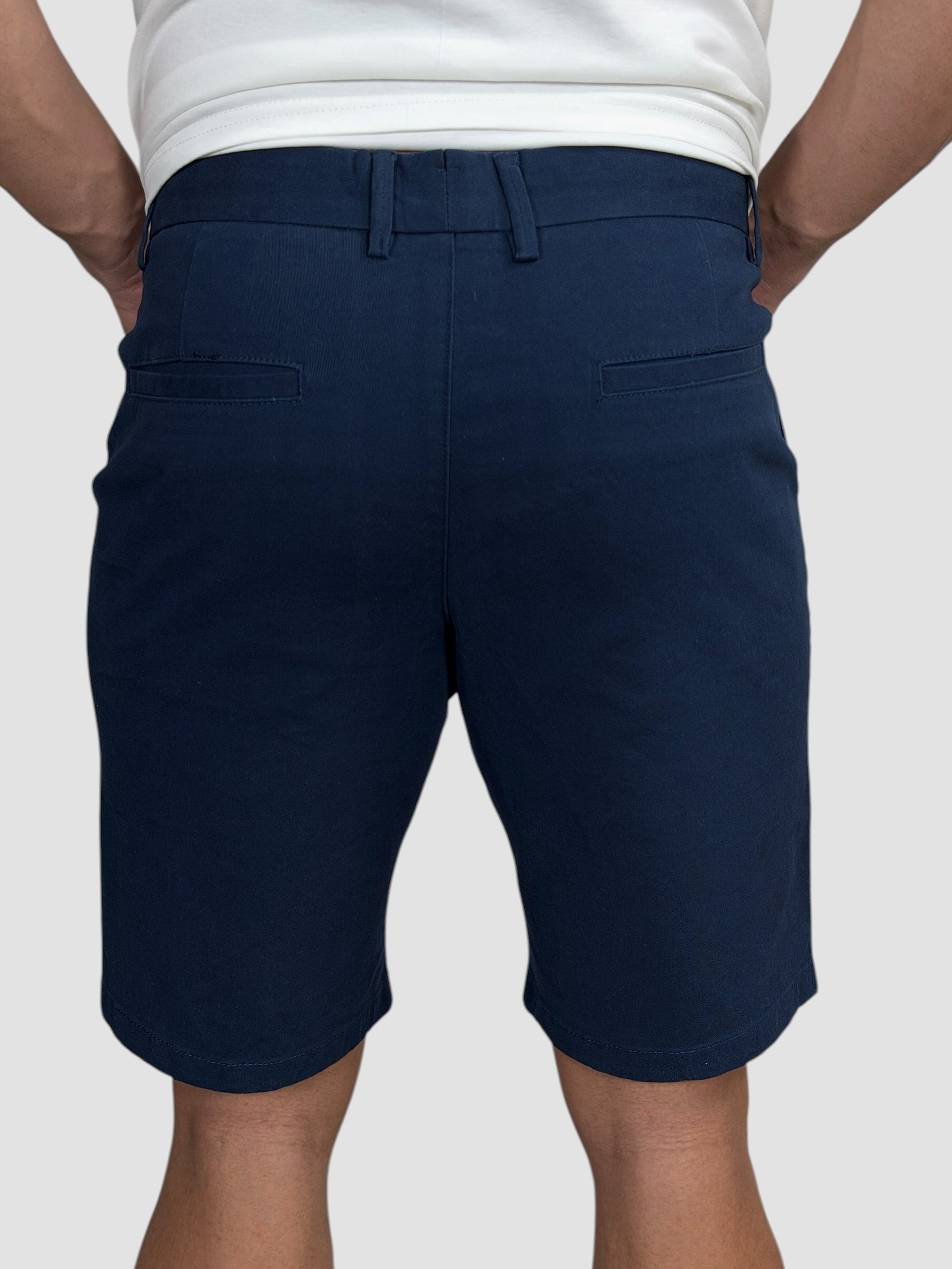 BERMUDA CHINO CAPRI AZUL MARINHO ZIGMA