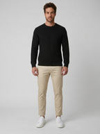 SUETER TRICO TEXTURE PRETO ZIGMA