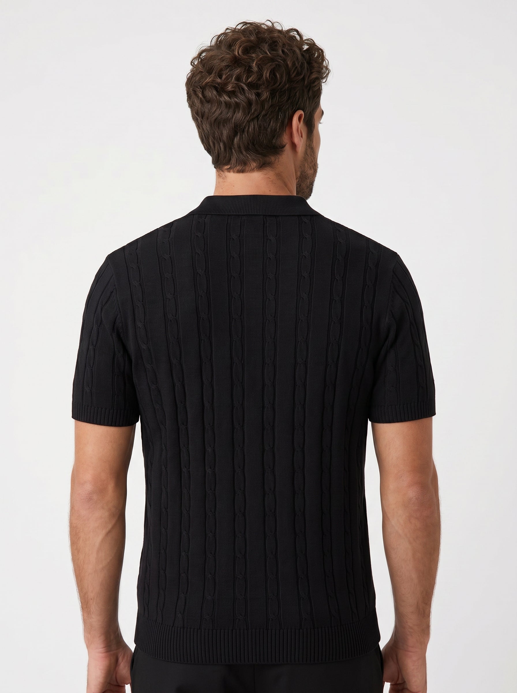 POLO RIVIERA V TRICOT PRETA ZIGMA