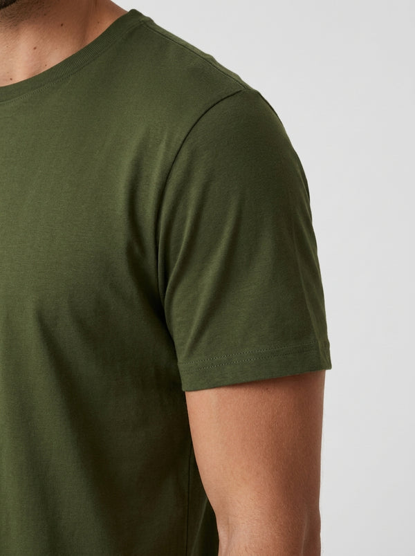 CAMISETA ESSENTIAL COTTON PREMIUM VERDE MILITAR ZIGMA