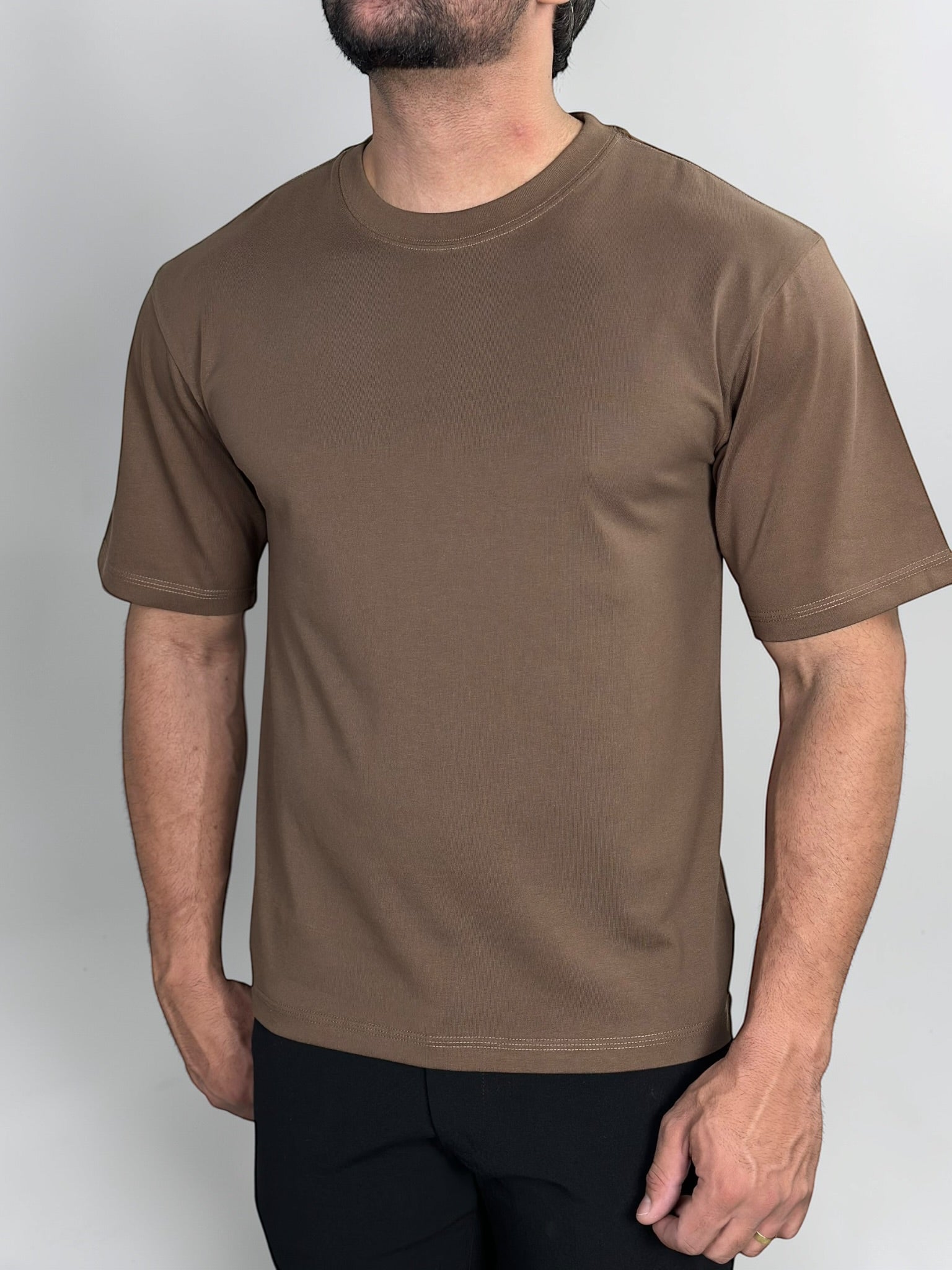 CAMISETA OVER CONFORT MARROM ZIGMA