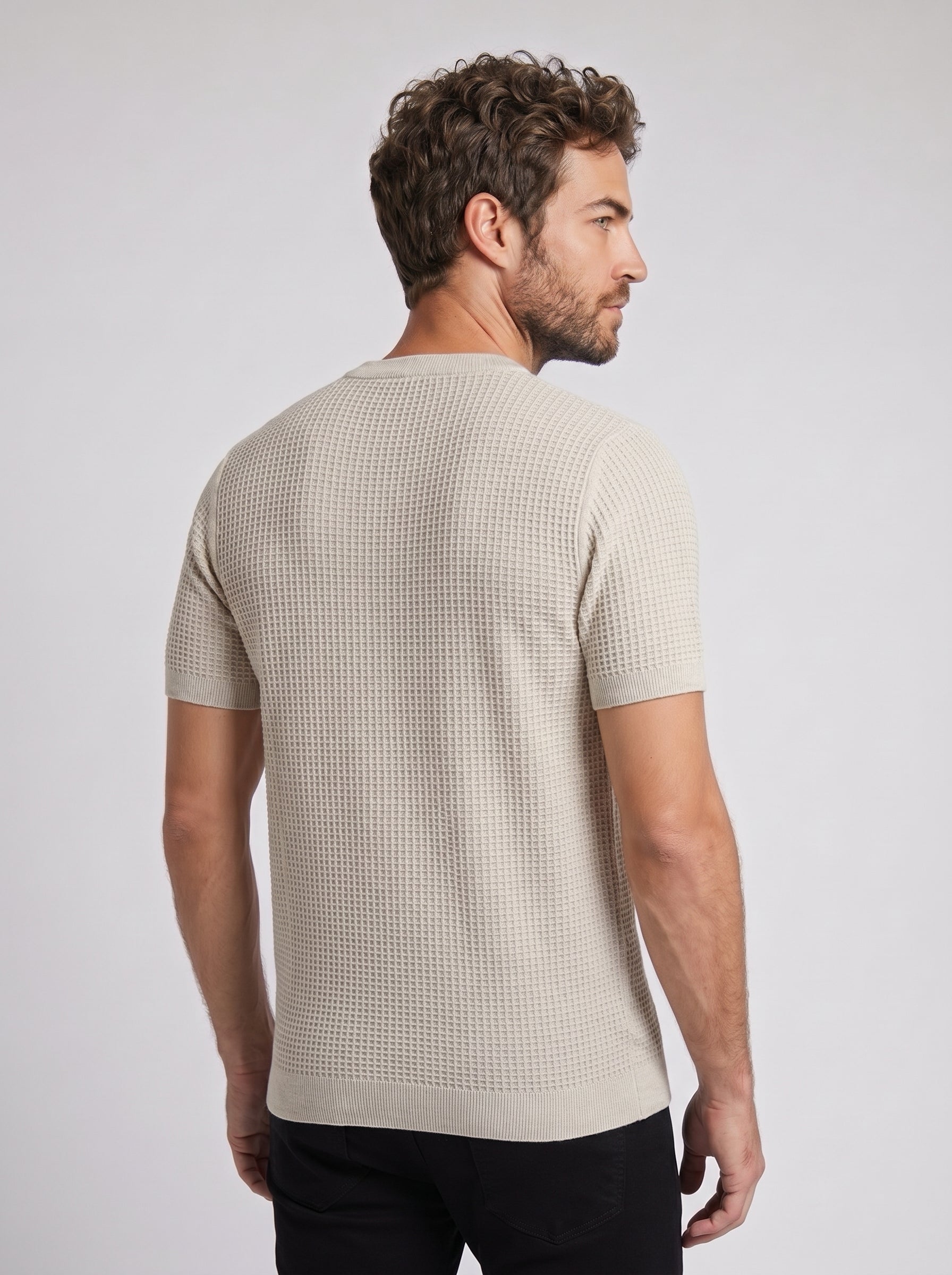 CAMISETA TRICO HONEY BELLAGIO AREIA ZIGMA