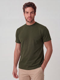CAMISETA PIQUET SIGNATURE GOLA MEDIA VERDE ZIGMA