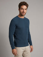 SUETER TEXTURE SIENA AZUL PETROLEO ZIGMA