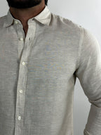 CAMISA M/L LINHO PREMIUM NATURAL ZIGMA