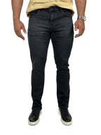 CALÇA DAREN REGULAR FIT TOTAL BLACK LIXADO LEE
