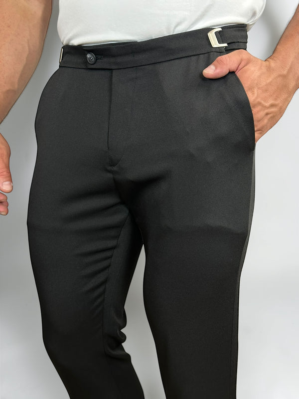 CALÇA ALF VIENA AJUSTE LATERAL PRETO ZIGMA