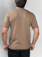 CAMISETA TRICÔ FIRENZE MARROM ZIGMA