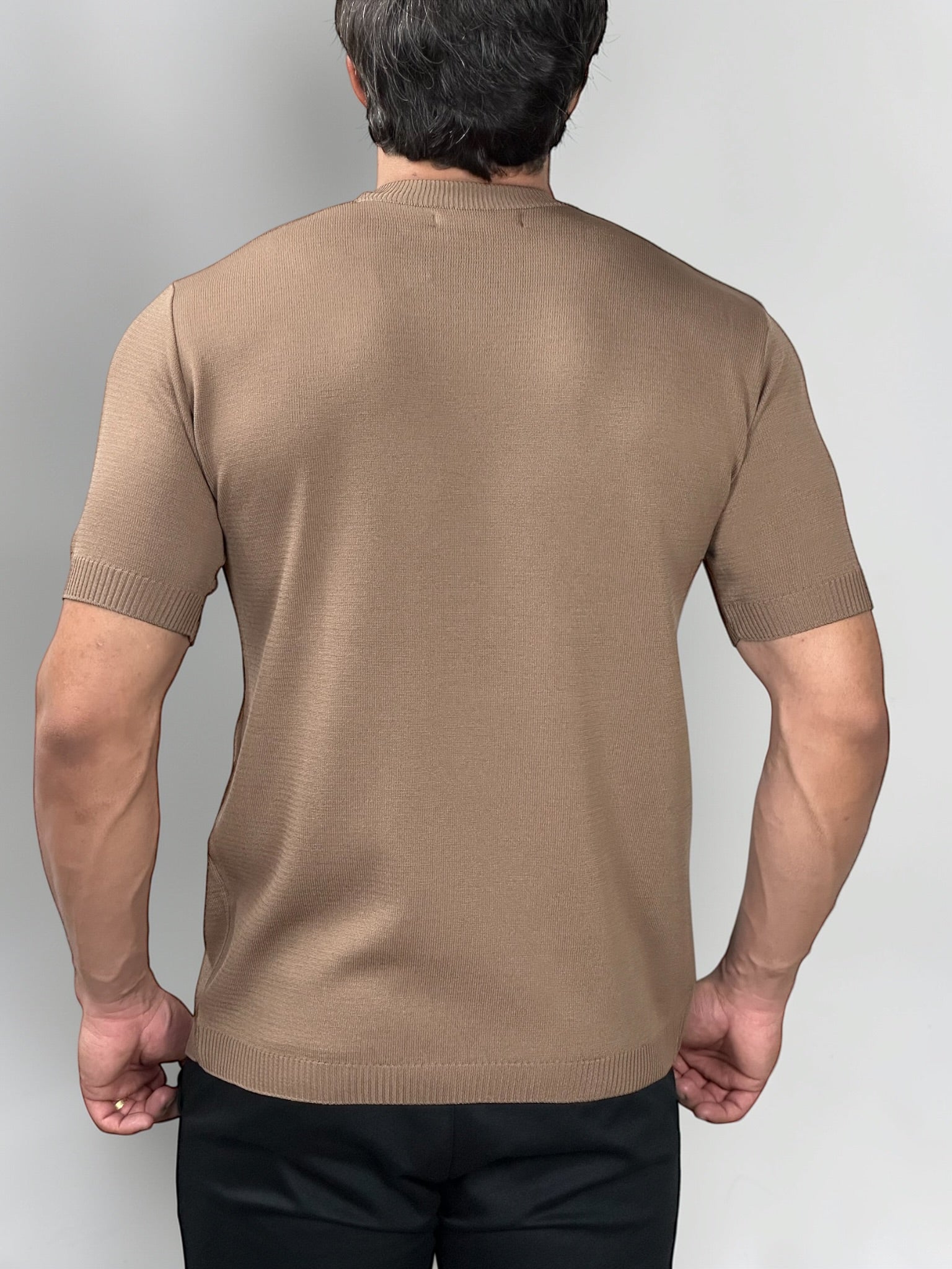 CAMISETA TRICÔ FIRENZE MARROM ZIGMA