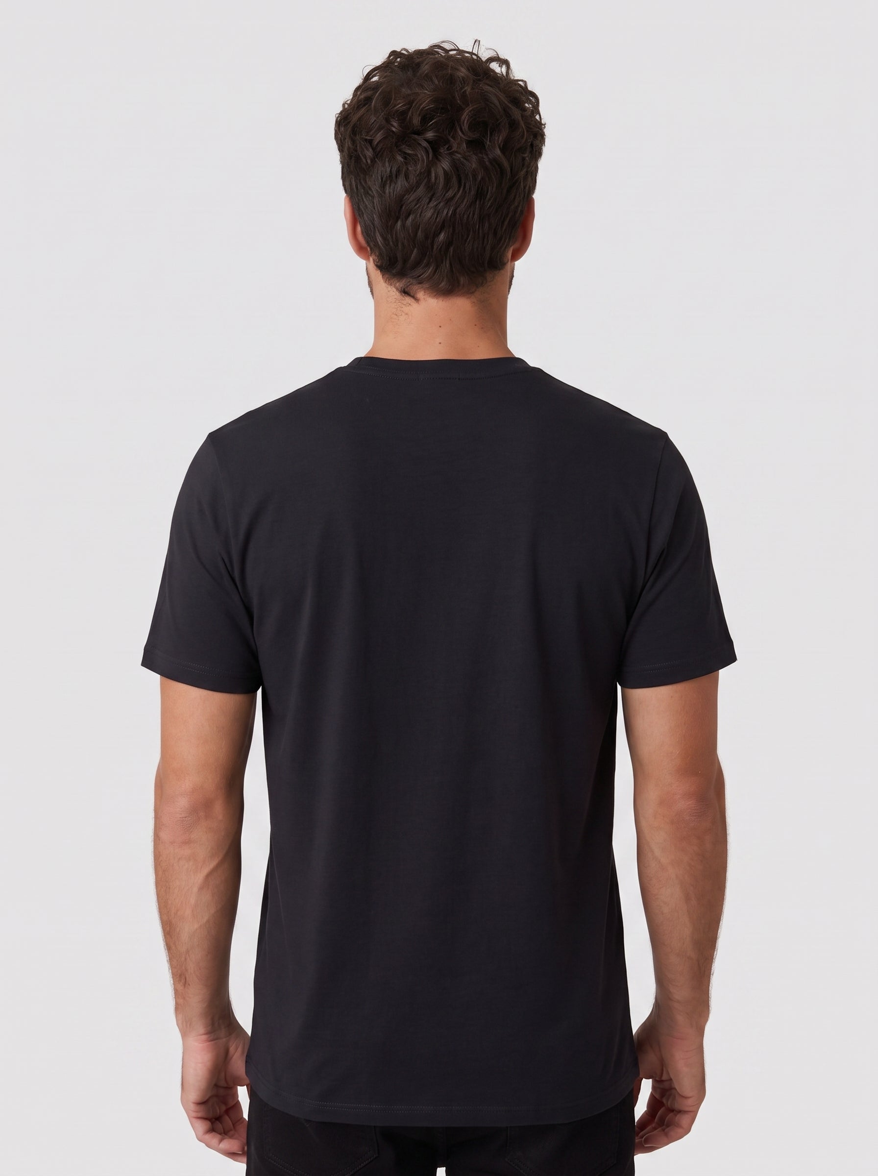 CAMISETA COTTON FLEX PRETA ZIGMA
