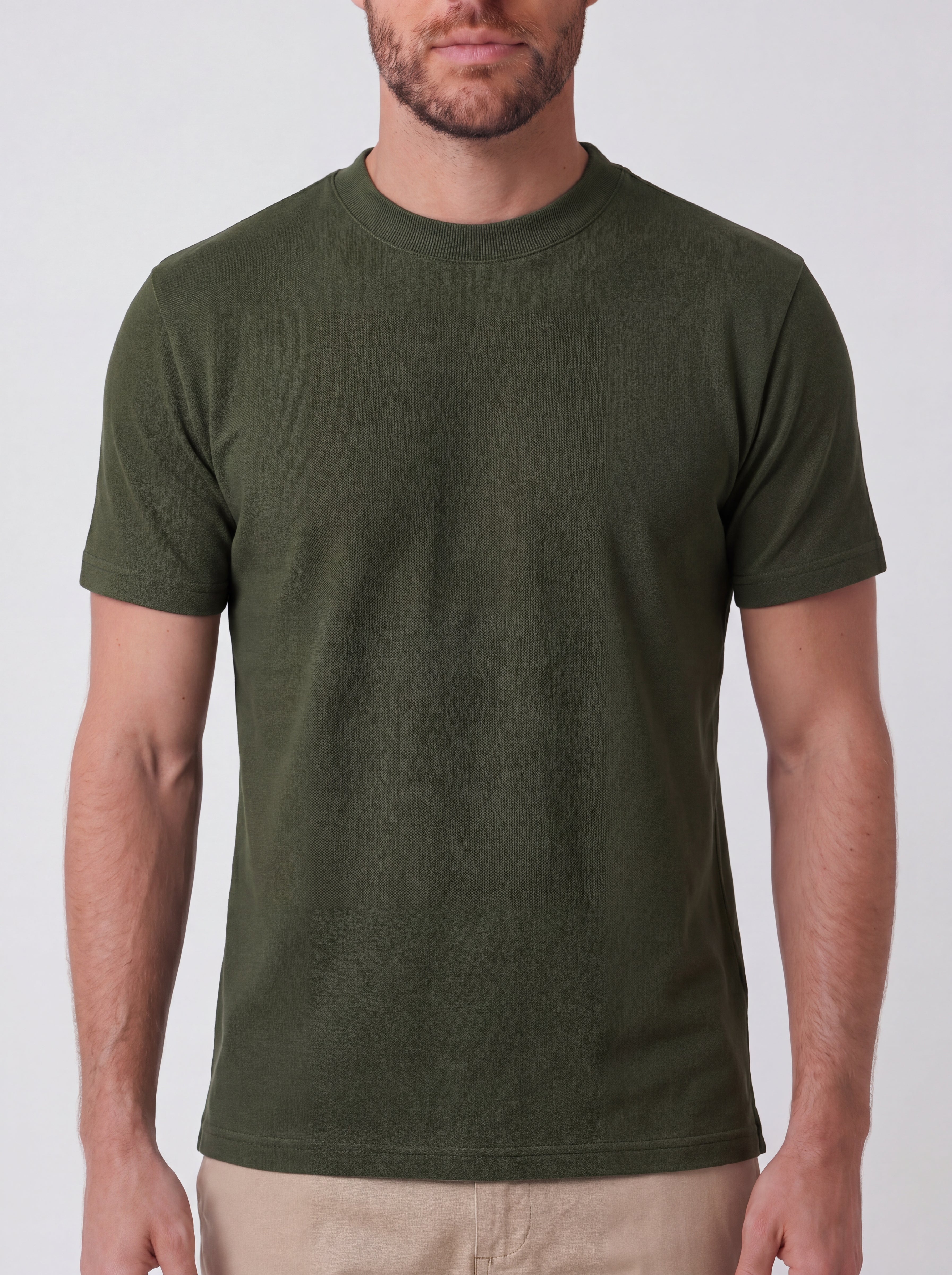 CAMISETA PIQUET SIGNATURE GOLA MEDIA VERDE ZIGMA