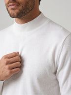 TRICOT GOLA ALTA ESSSENTIAL BRANCO ZIGMA