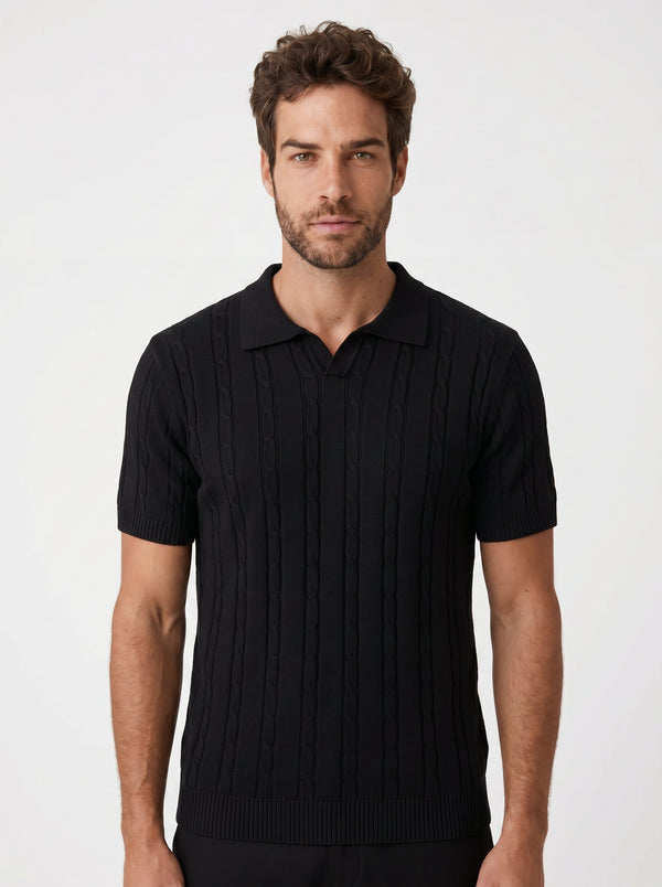POLO RIVIERA V TRICOT PRETA ZIGMA