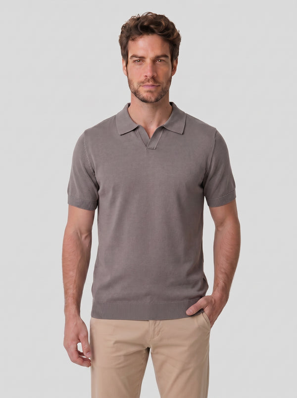 POLO V TRICOT ITALIANO CAPUCCINO ZIGMA