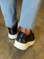 SNEAKER ELASTIC PRETO SOLA BRANCA ZIGMA