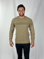 SUETER TRICOT NORD BEGE ZIGMA
