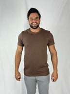 CAMISETA URBAN WAFFLE MARROM URBO
