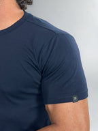CAMISETA PIMA INTERLOCK AZUL MARINHO ZIGMA