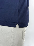 GOLA POLO PIQUET ALGODAO EGIPCIO AZUL URBO