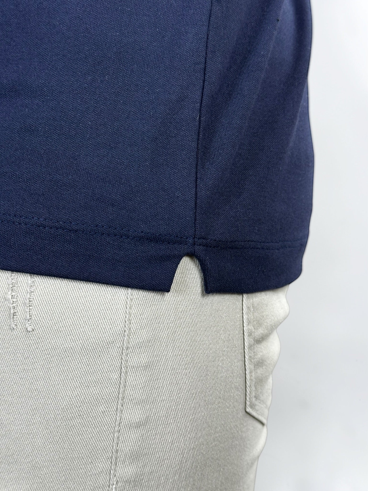 GOLA POLO PIQUET ALGODAO EGIPCIO AZUL URBO